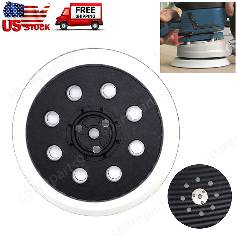 5″ 8-Hole Hook&Loop Sander Backing Pad for Bosch RS032 RS031 3107DVS 3725DEVS