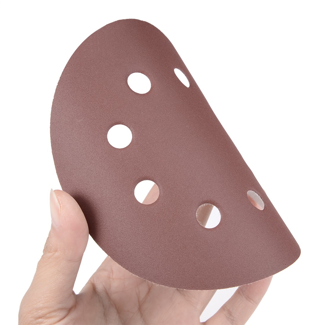 50Pcs 5 Inch 8 Hole Hook Loop Sanding Disc 400 Grit Flocking Sandpaper Sander