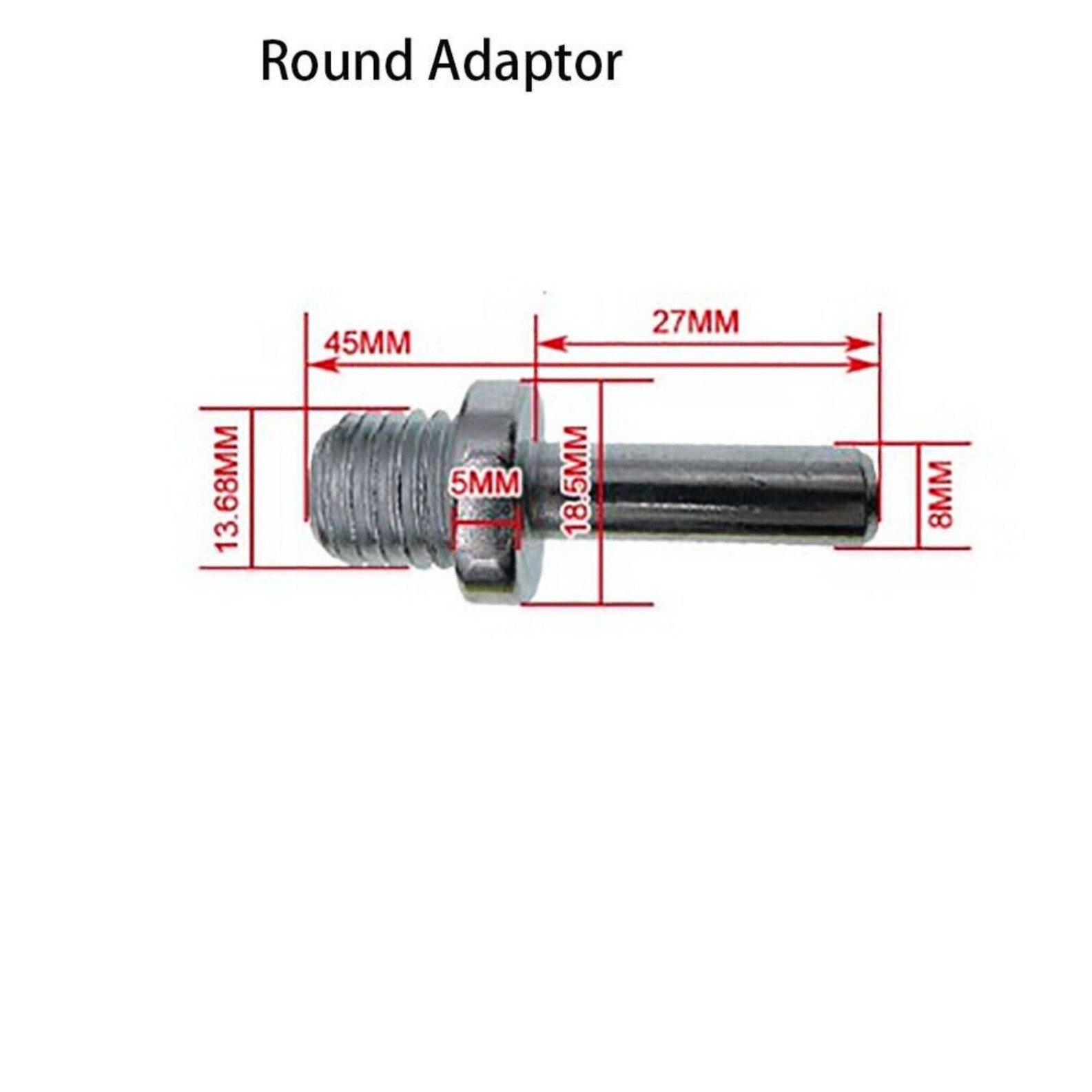 7 in Hook & Loop Backing Pad Angle Grinder M14 & Drill Attachment for Sand Disc