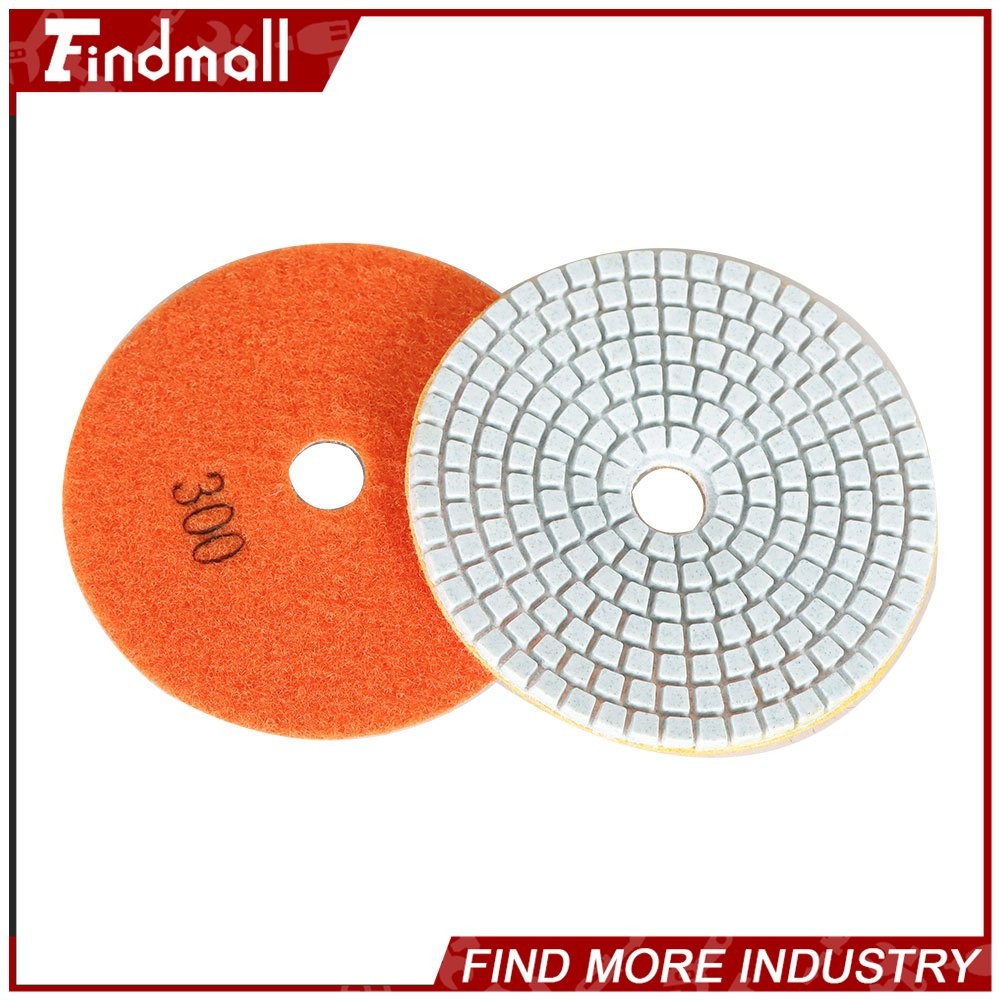 Findmall 13 Pack 4 Inch Diamond Polishing Pads With 5/8″ -11″ Backer Pads New