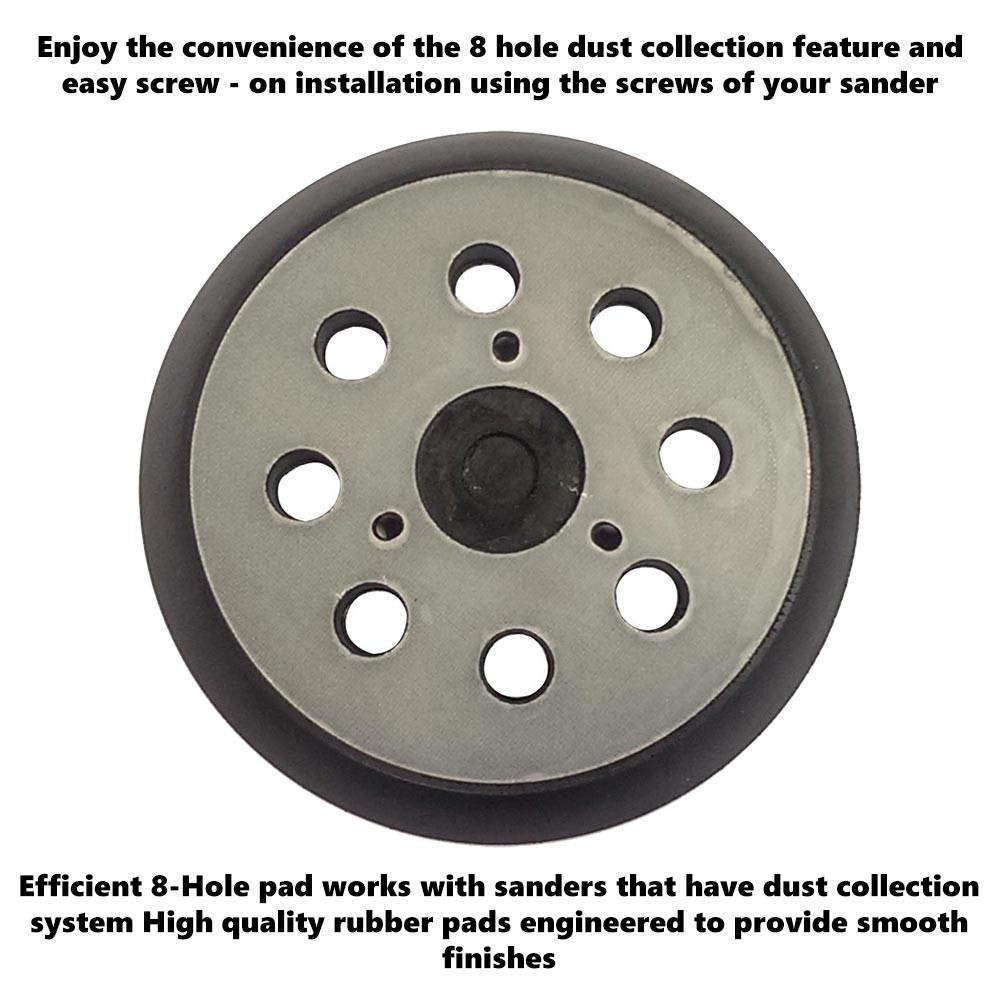 Random Orbit Sander Hook & Loop Pad 5″ Makita 743081-8 324-209 2/PACK – RSP27-K