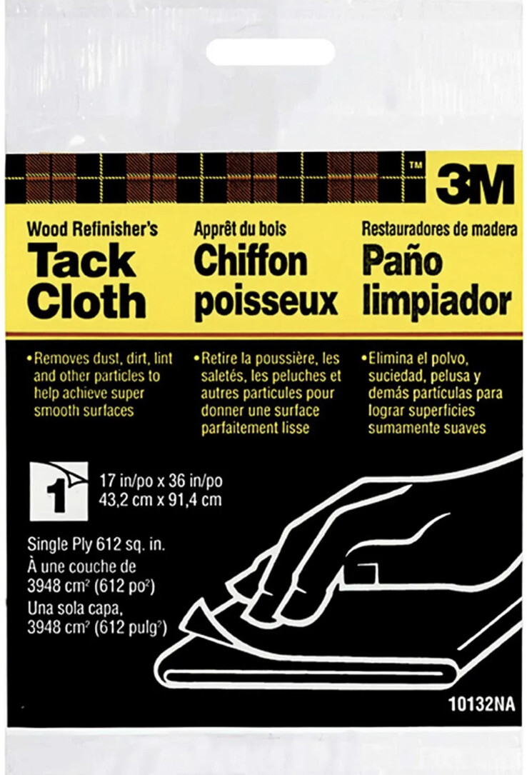 NEW 3M 10132 17″ X 36″ WOOD REFINISHER’S TACK CLOTH SINGLE PLY SALE 6430250