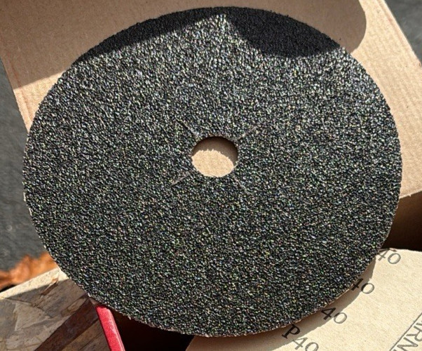 40Grit 7″ plain backed edger sanding disc – Sungold Abrasives 87503 (37 pack)