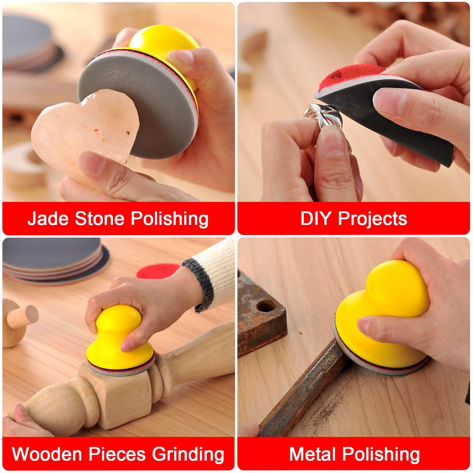 20 PCS 3″ Foam Sanding Sponge Set 8001000 Grit Wet Dry Block