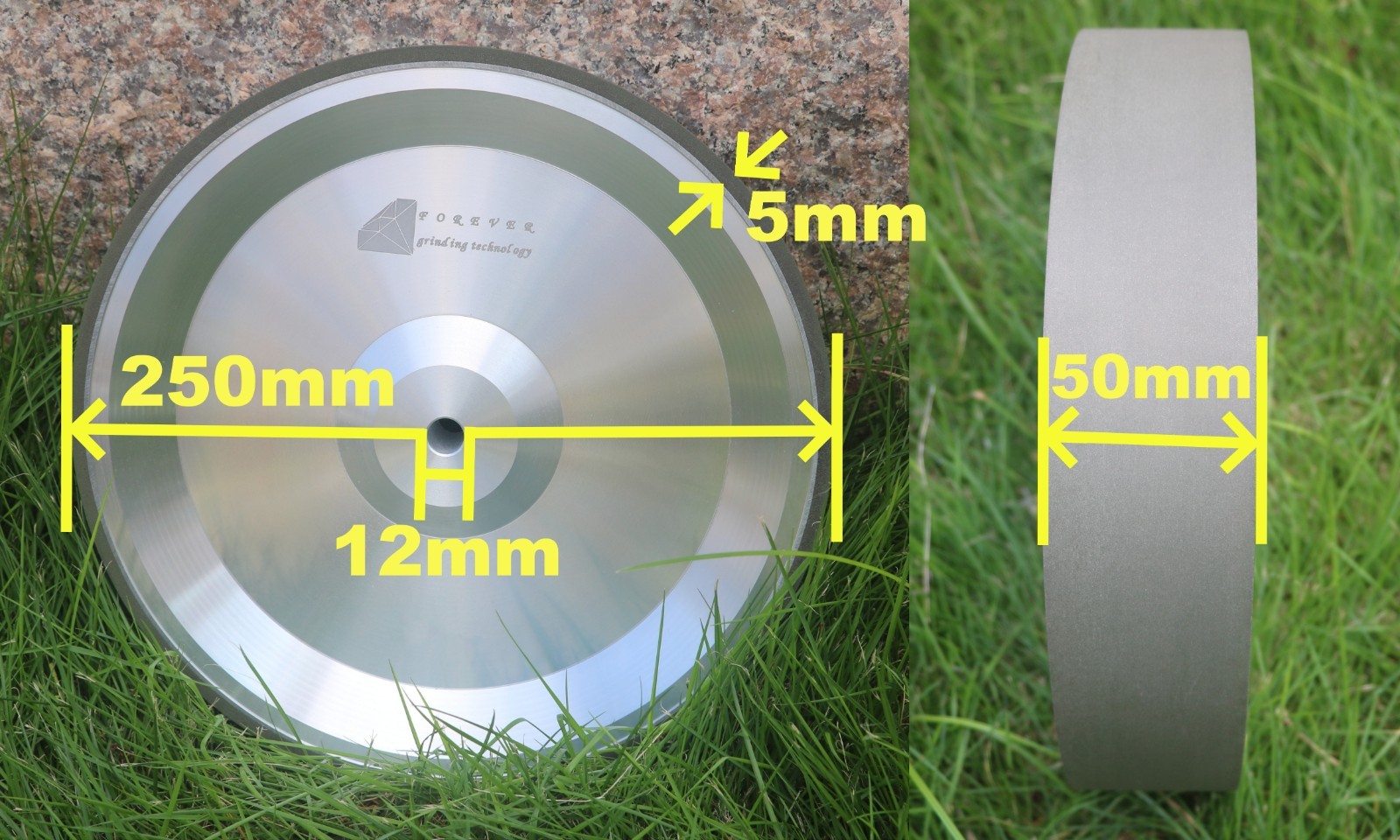 Resin Diamond Wheel 250mm for Tormek T8/T7 for Sharpening and Polishing Knives