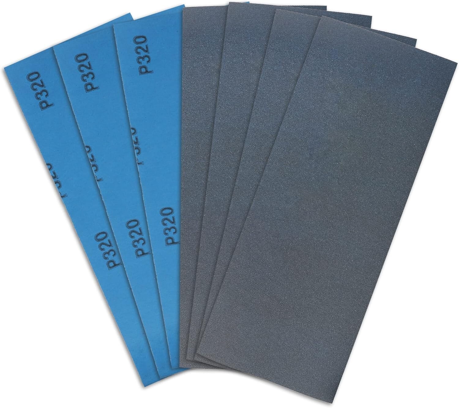 Flexible 320 Grit Sanding Sheets – 45PCS, Ideal for Metal, Wood & Automotive