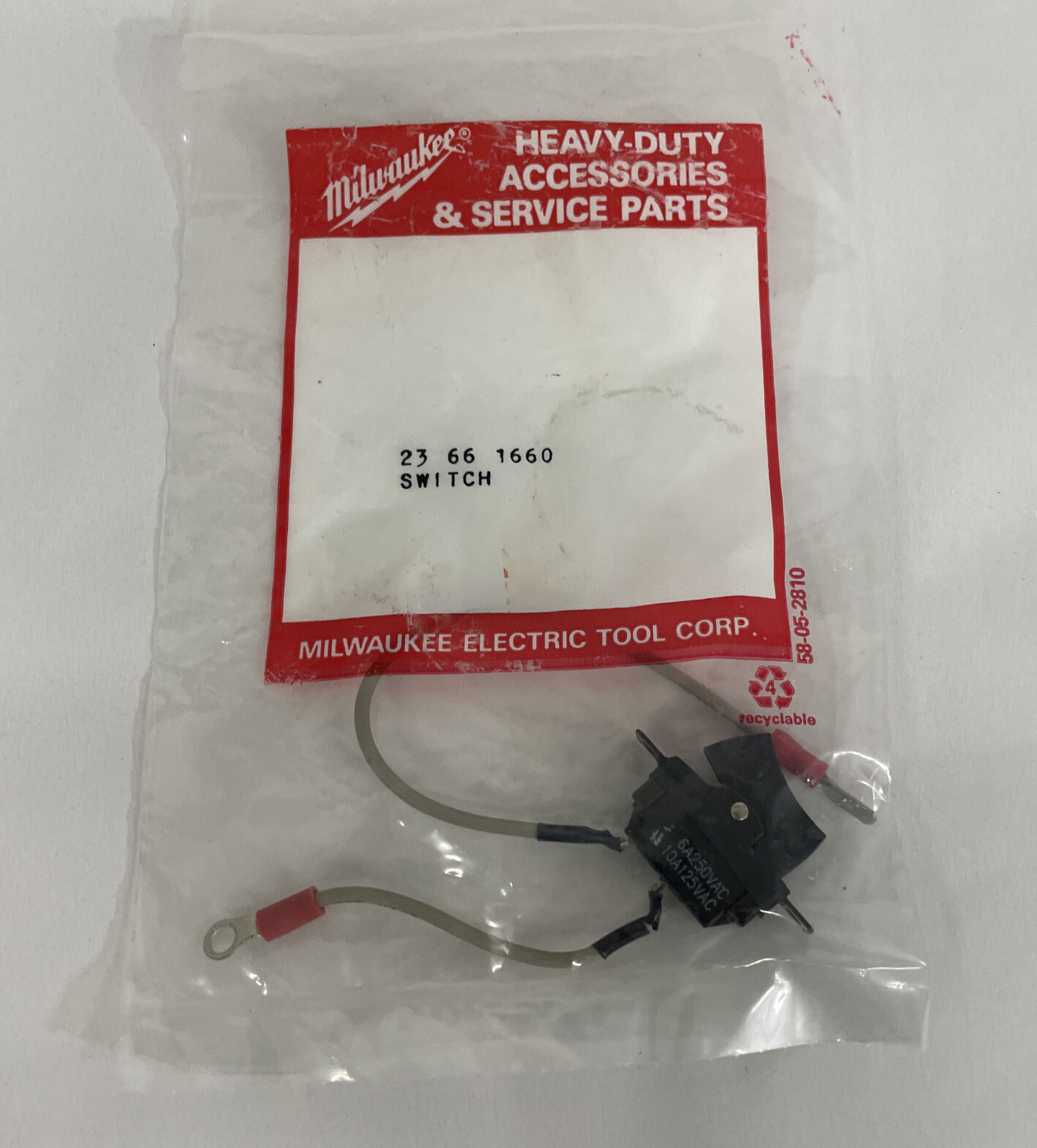 Milwaukee #23-66-1660 New Genuine OEM Switch for 6016 6017 Sander