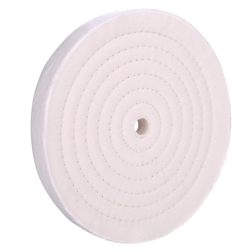 Buffing Polishing Wheel 10 inch Extra Thick Fine Cotton (70 Ply) Bench Grinder