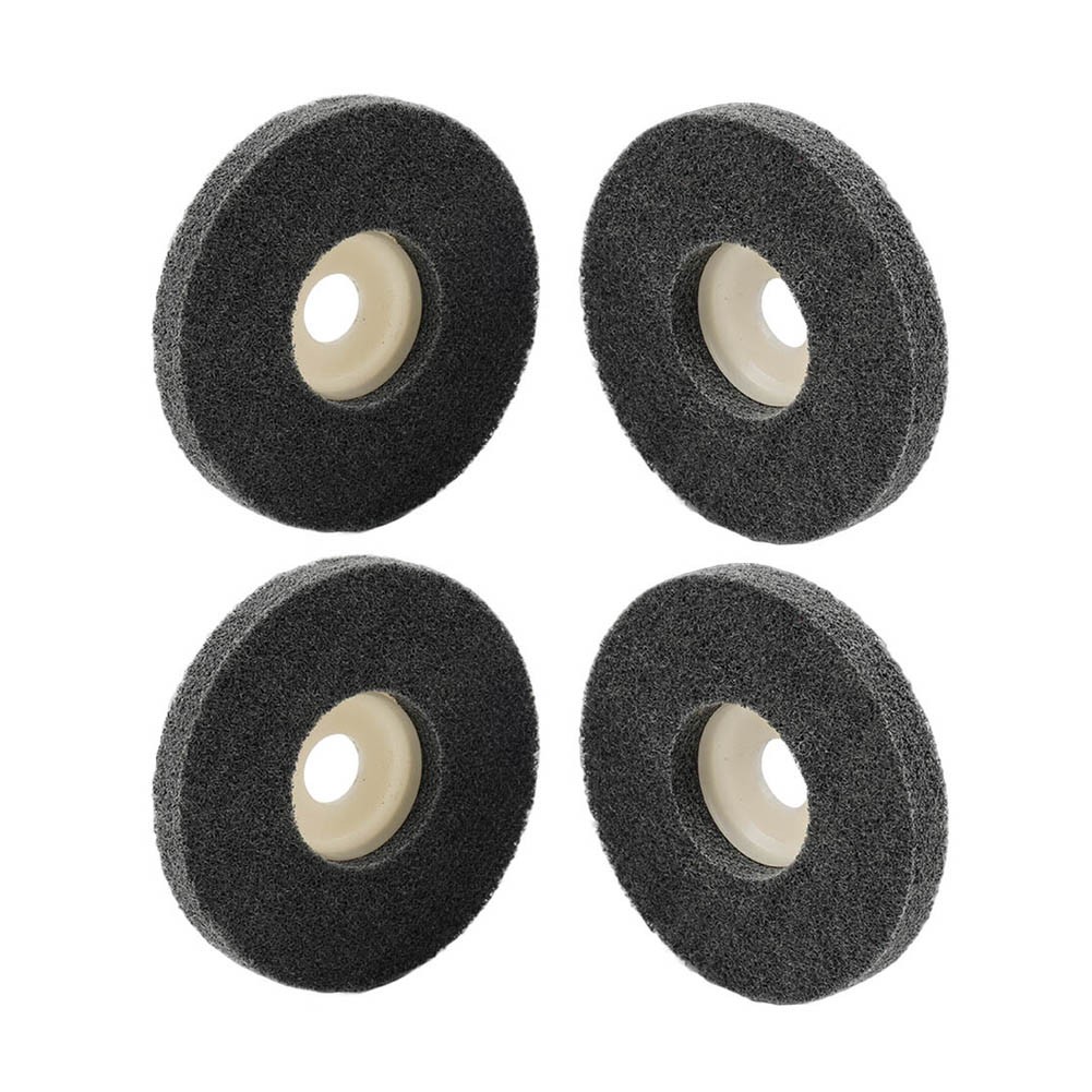 4″ 100mm Nylon Fiber Buffing Wheel Polishing Disc Abrasive Pad for Angle Grinder