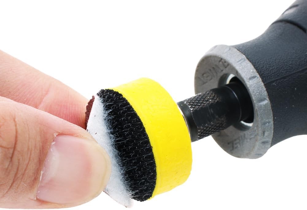 110PCS 1 Inch Sanding Discs Kit for Drill Sanding Attachment | 11 Grits 40-600 t
