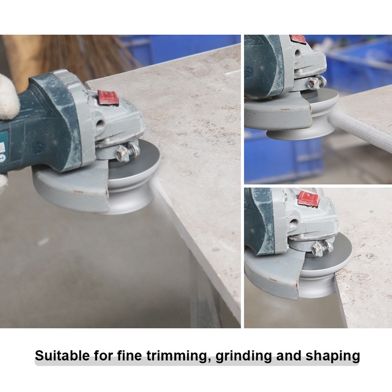 Diamond Vacuum Brazed Grinding Milling Chamfer Bits 3-3/8″ Granite Marble 85mm