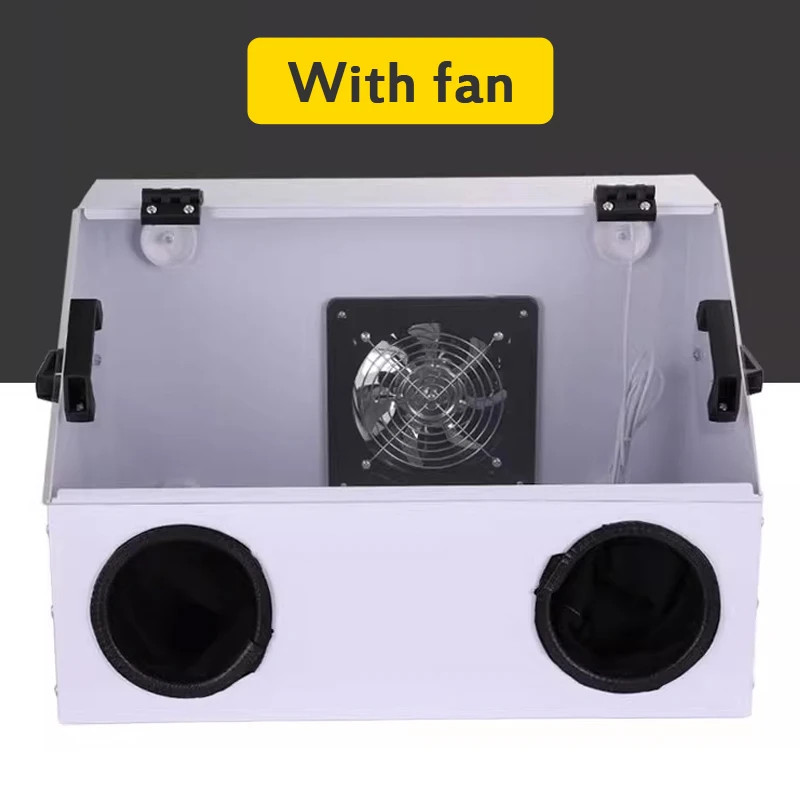 Compact Water Curtain Spray Booth with Negative Pressure Exhaust Fan ForHome Use