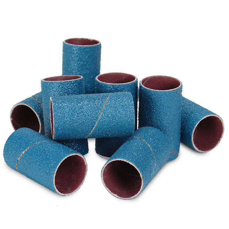 1″ x 1-1/2″ Zirconia Spiral Bands, No Lap Sanding Sleeves – 10 Pack