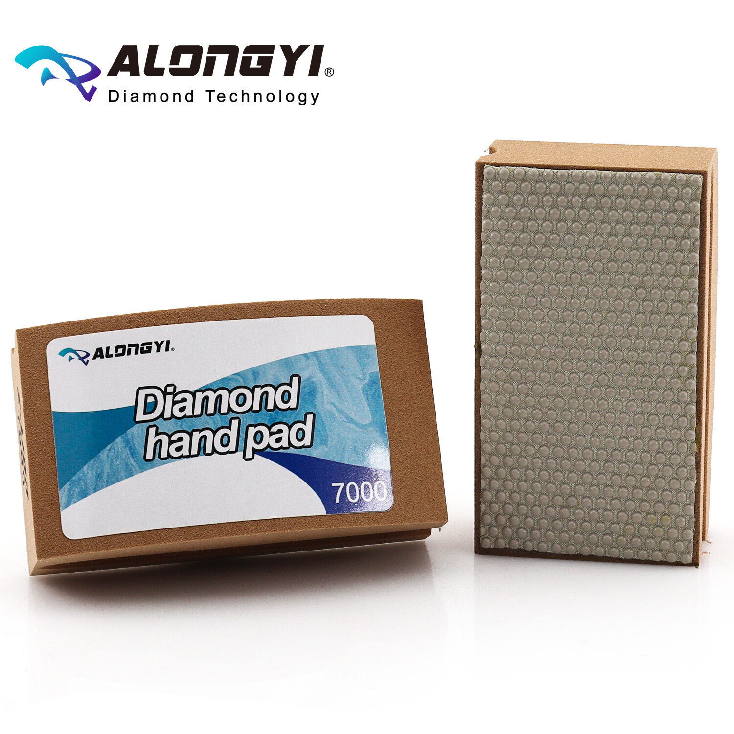 Resin Diamond Hand Sanding Pads for Stone Glass Ceramic Marble Granite