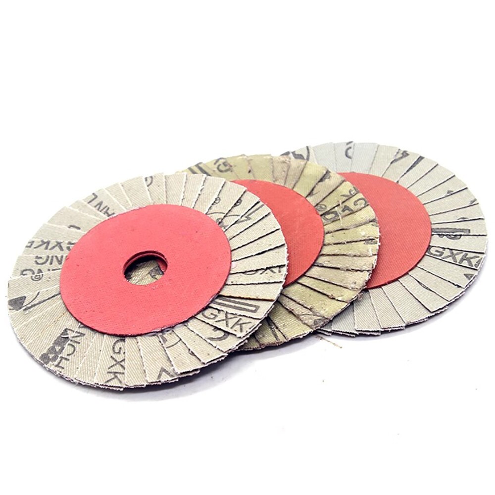 Flap Sanding Disc 100*16mm Brown Corundum Grinding Polishing Angle Grinder Wheel