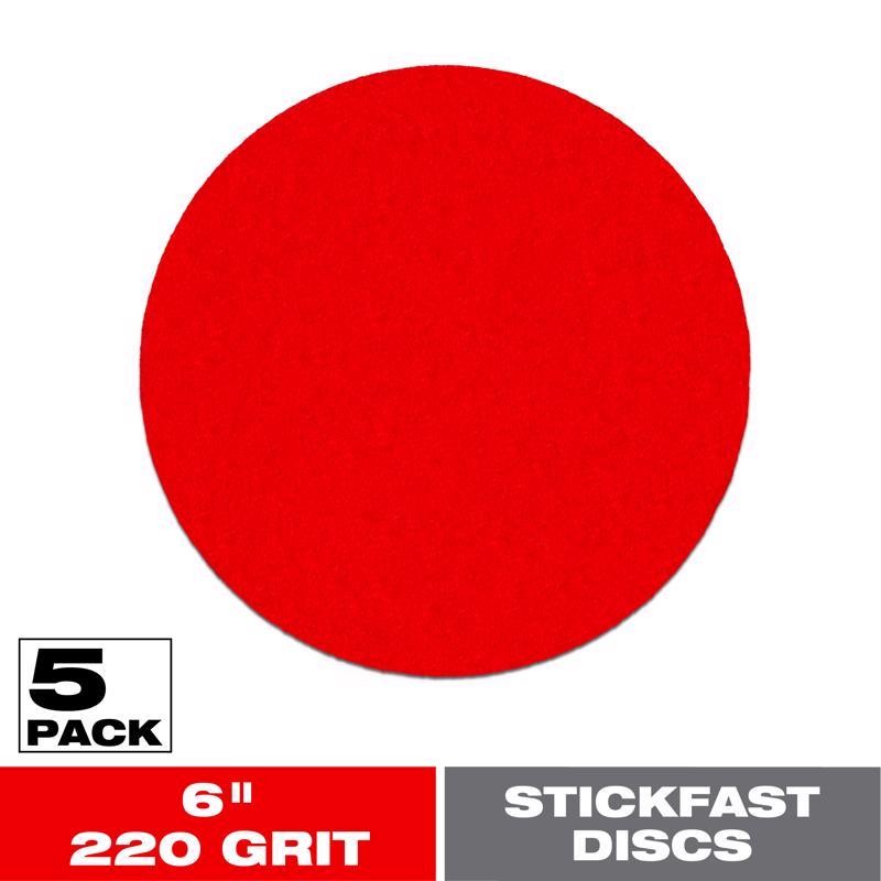 Diablo DCD060220P05G 220 Grit ROS StickFast Sanding Disc 6 Dia. in. (Pack of 5)