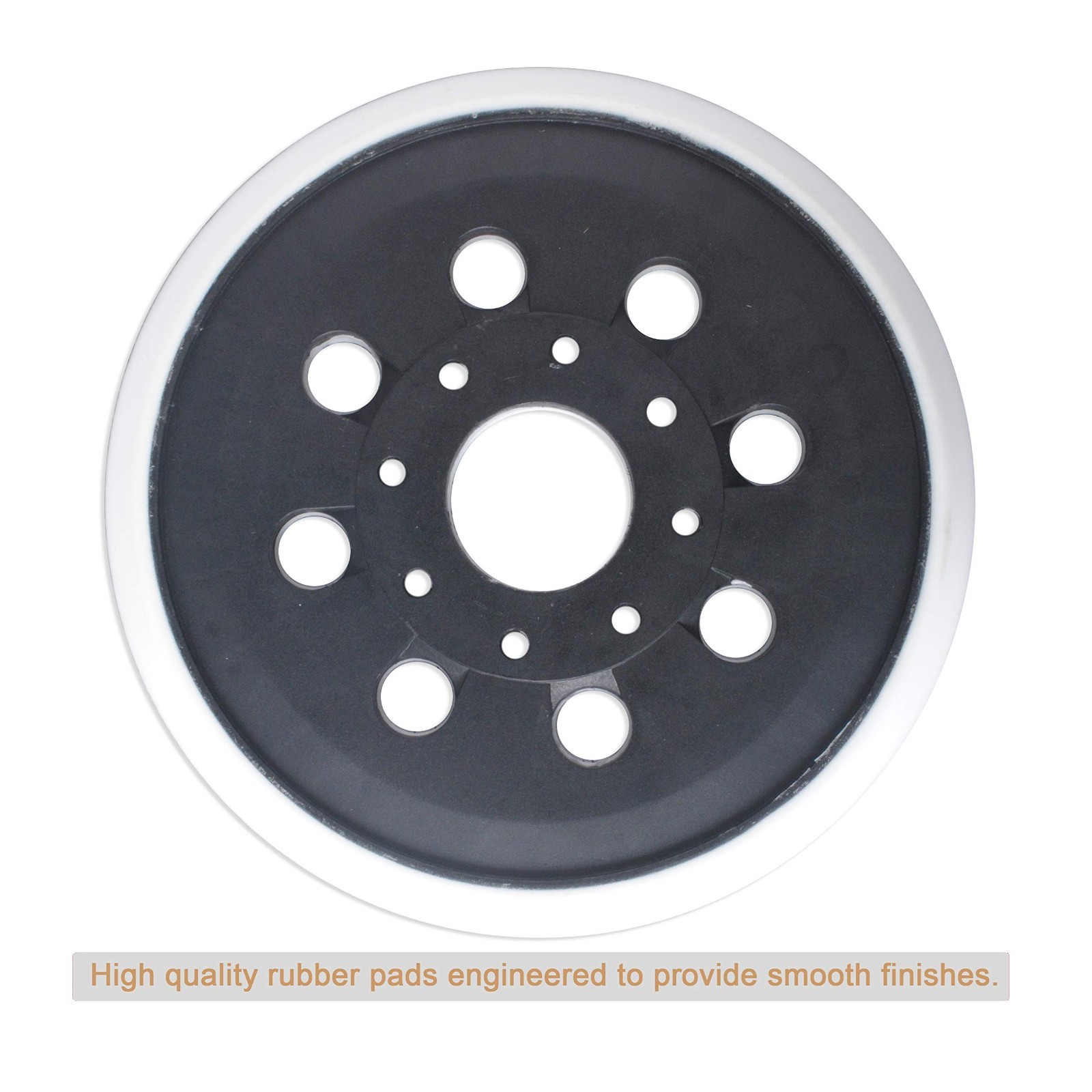 5″ Sanding Pad Replacement for Bosch RS035, 8 Hole Hook & Loop, Pack of 2