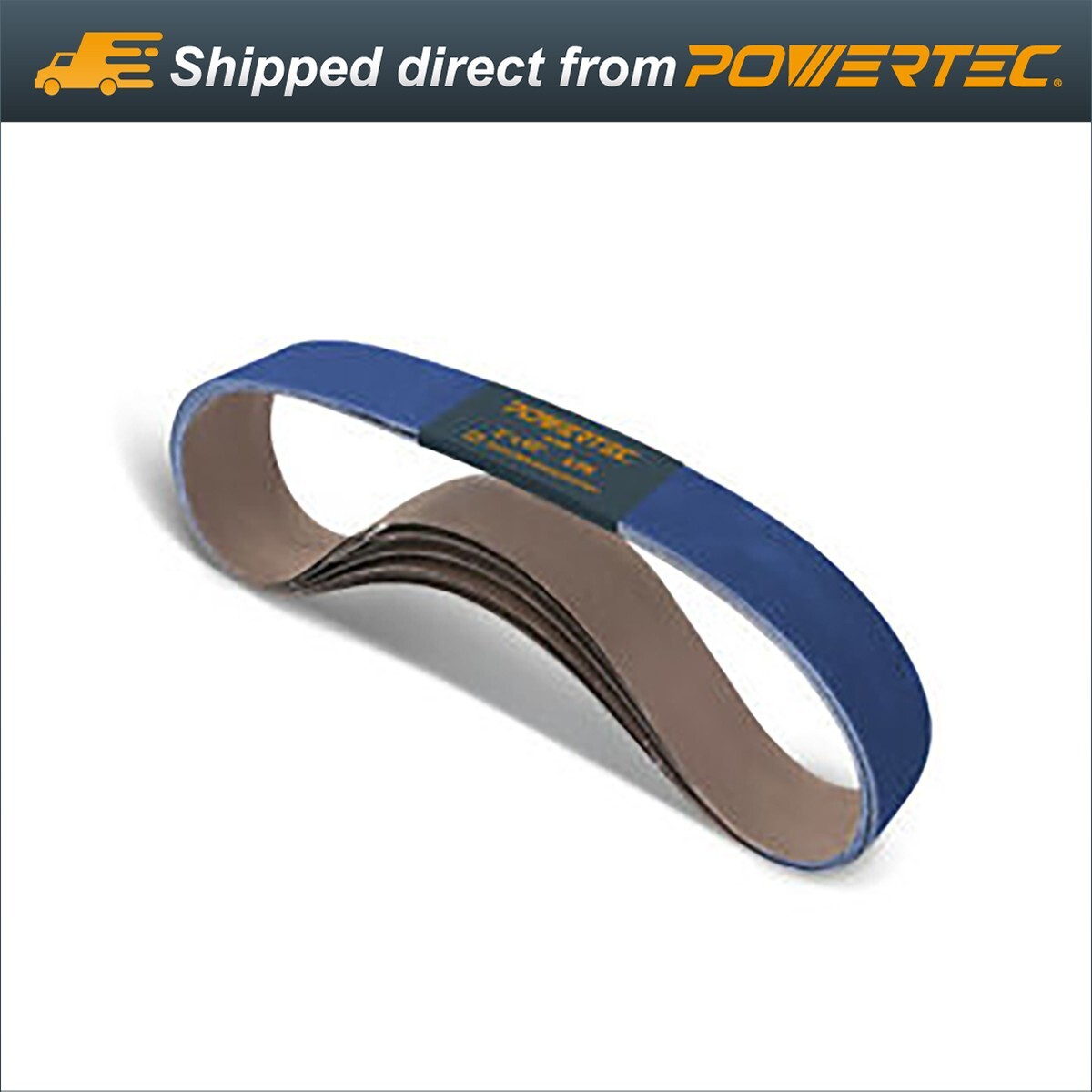 POWERTEC 2 x 42″ Sanding Belt 60 Grit 6pcs Zirconia Metal Grinding Sandpaper