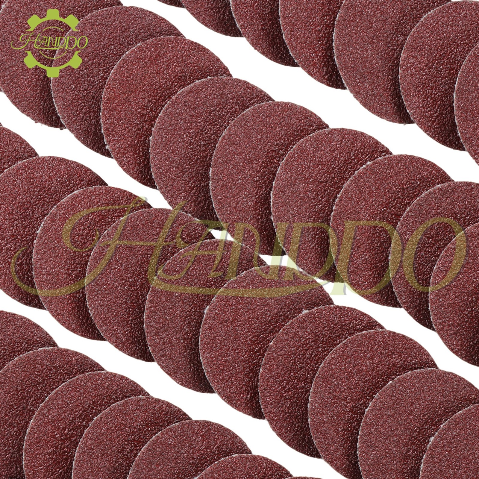 (150 Pc) 2 Inch Sanding Discs 60 Grit Medium Twist lock Die Grinder Sanding Disc