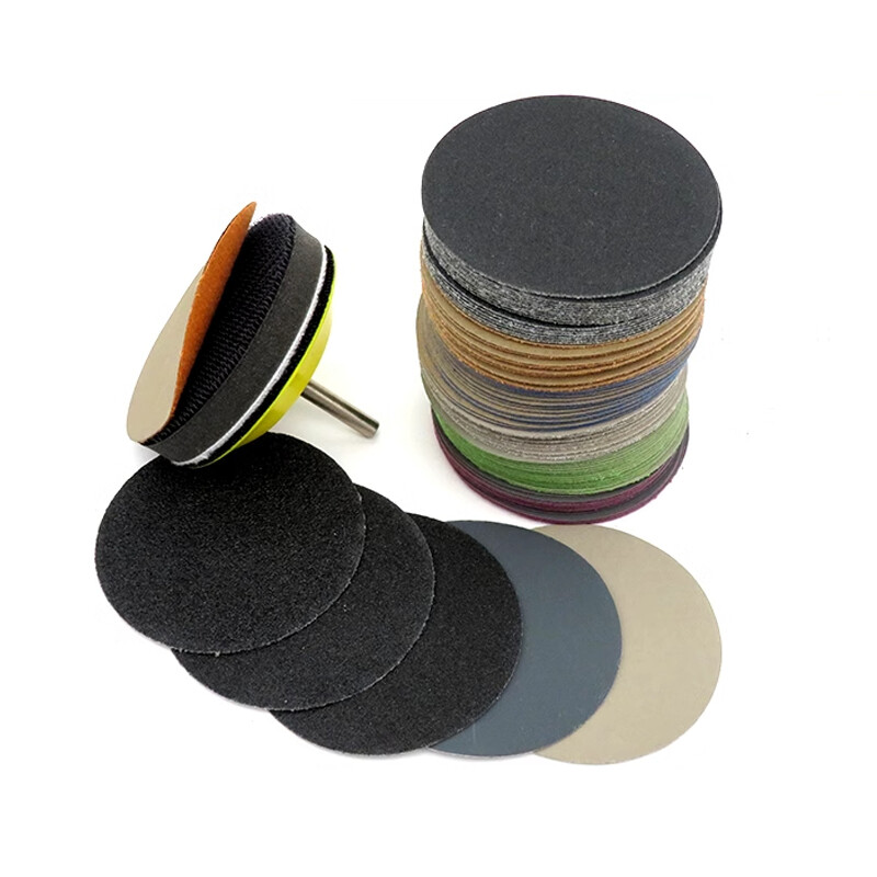 3″ 75mm Round Wet and Dry Sandpaper Wheel Pads Car Sanding Polishing 60#-10000#