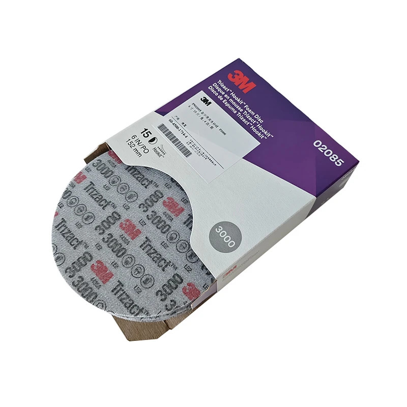 3M 02085 Trizact 6-Inch 3000-Grit Sandpaper For Ultra-Fine Grinding
