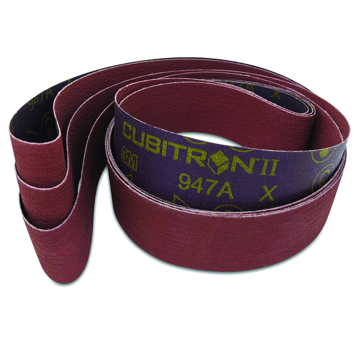 2 X 72 INCH 3M CUBITRON II CERAMIC 60 GRIT GRINDING BELTS -3 PK