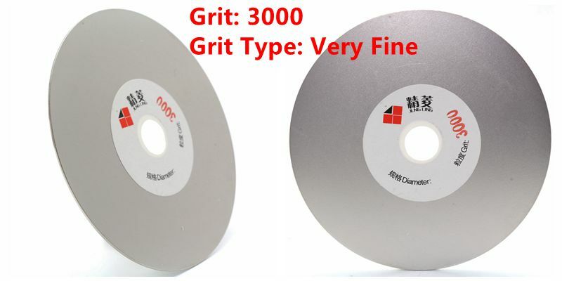 5″ inch 125mm Diamond Grinding Disc Grit 3000 for Grinder Gemstone Jewelry Glass