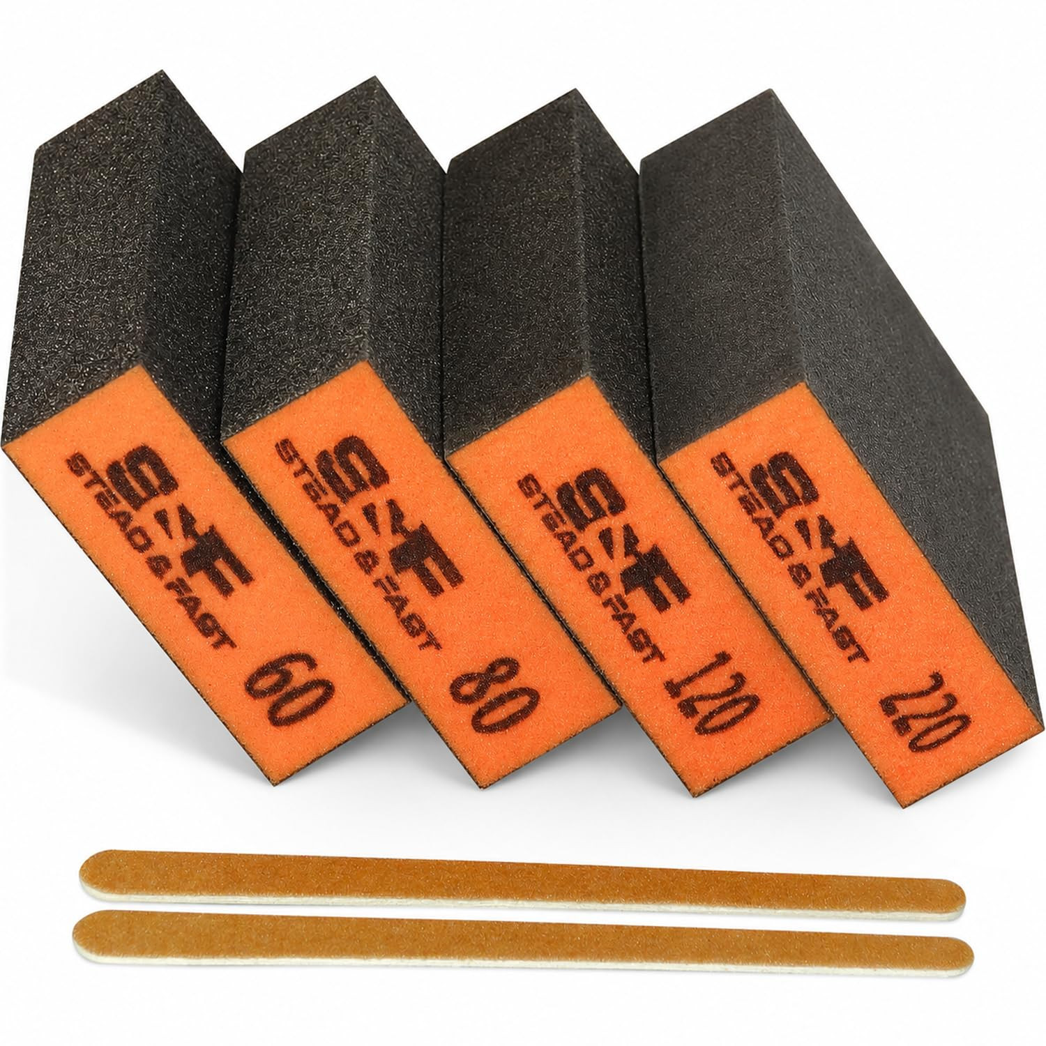 Sanding Sponge, 60 80 120 220 Coarse Medium Fine Grit Sanding Block, Sander Spo
