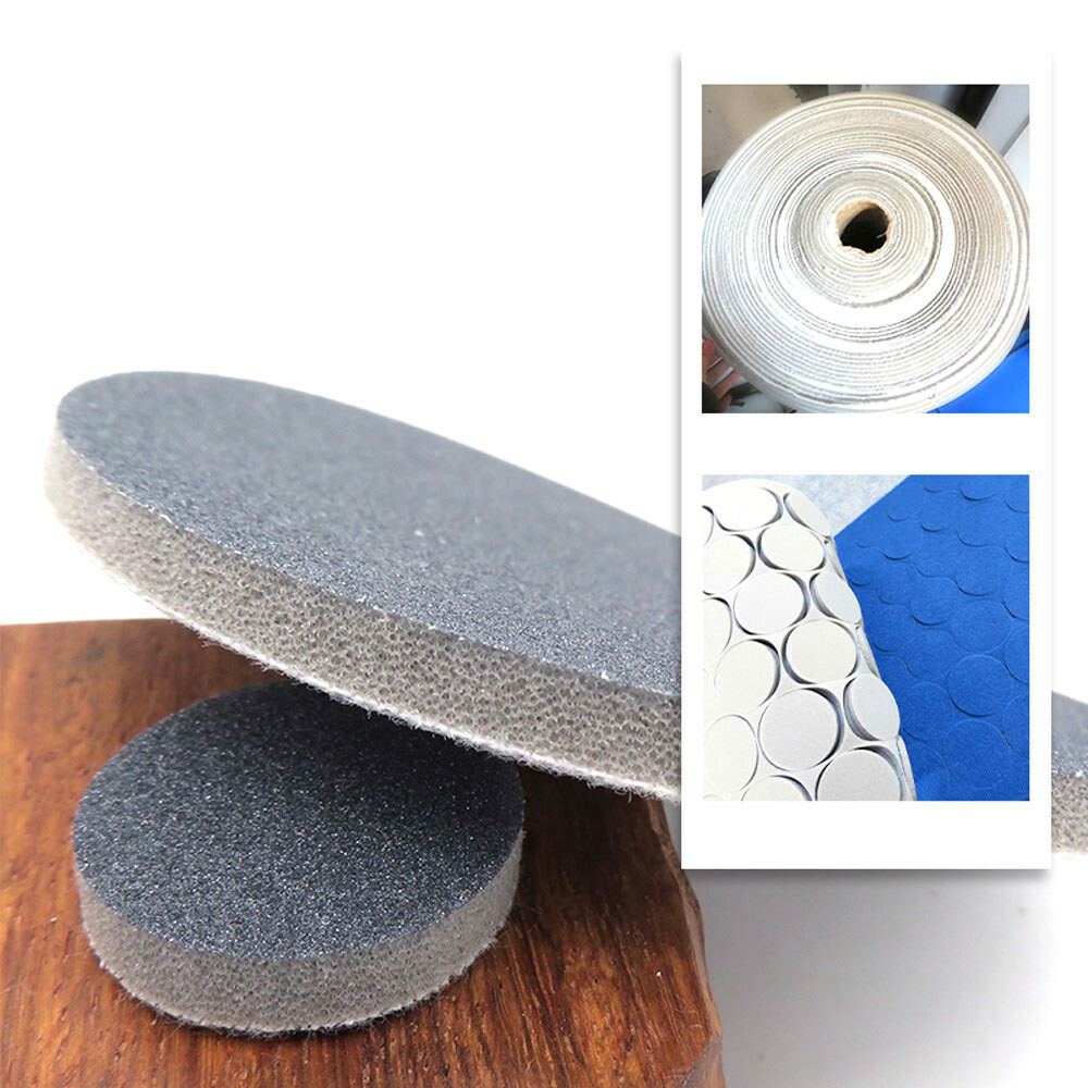 Hook and Loop Foam Sponge Disc Sanding Orbital Sandpaper Pads 1/2/3/4/5/6 inch