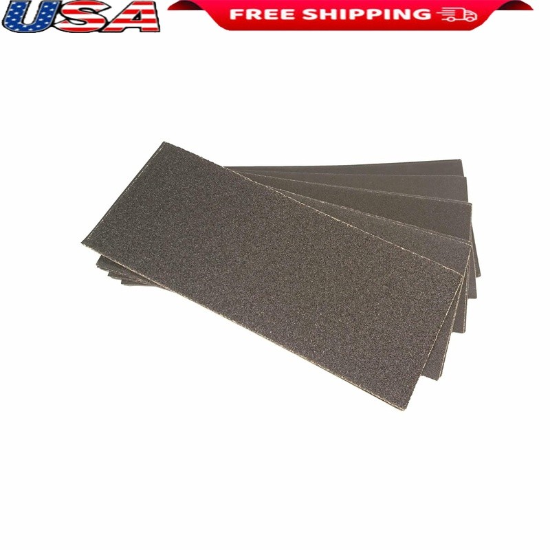 Professional Sandpaper Assortment Pack Wet Dry 9×3.6in 80 to 2000 Grit 18pcs New