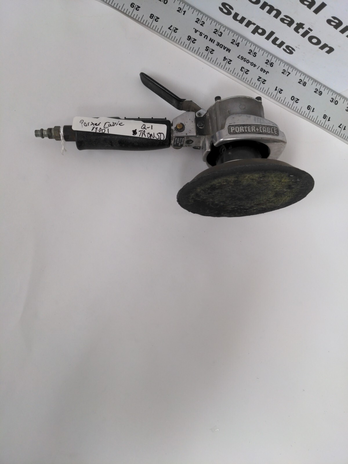 VINTAGE PORTER CABLE SANDER 10,000 RPM 18001, NOT CORDED