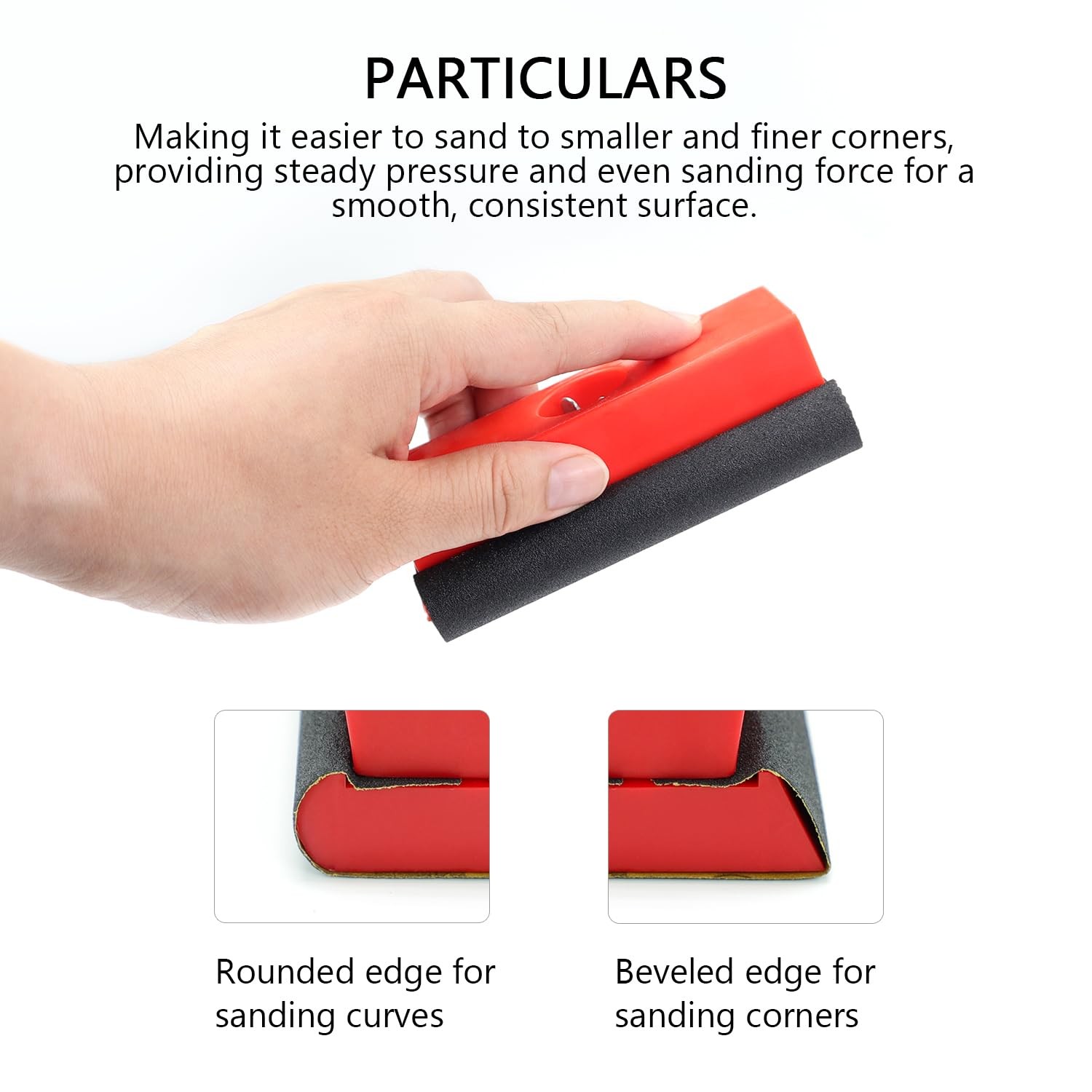 SCOTTCHEN Hand Sanding Blocks Auto Body, 25pcs Sandpaper Woodworking…