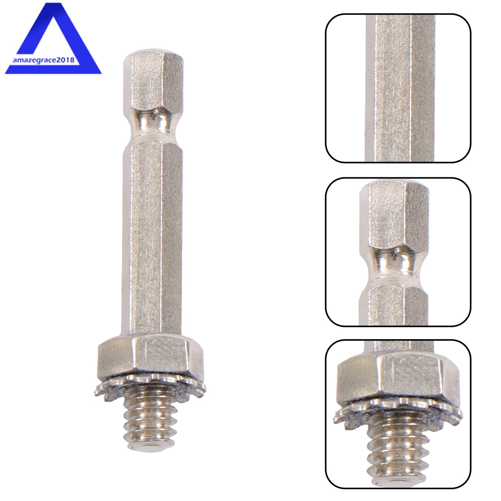 80Pcs 2″ Roll Lock Sanding Disc Set 36/60/80Grit 1/4 Shank for Drill Die Grinder
