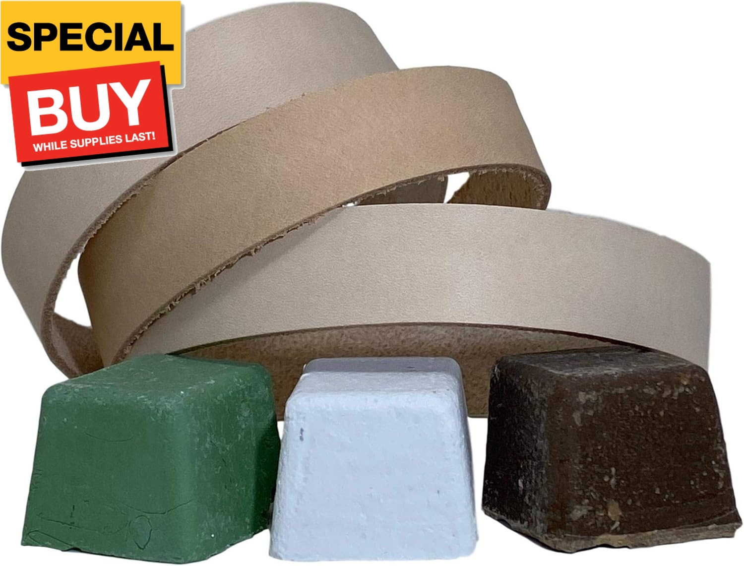 3 Pack of 3/4″ x 12″ Leather Strop Belts Fits Ken Onion Work Sharp – Includes Gr