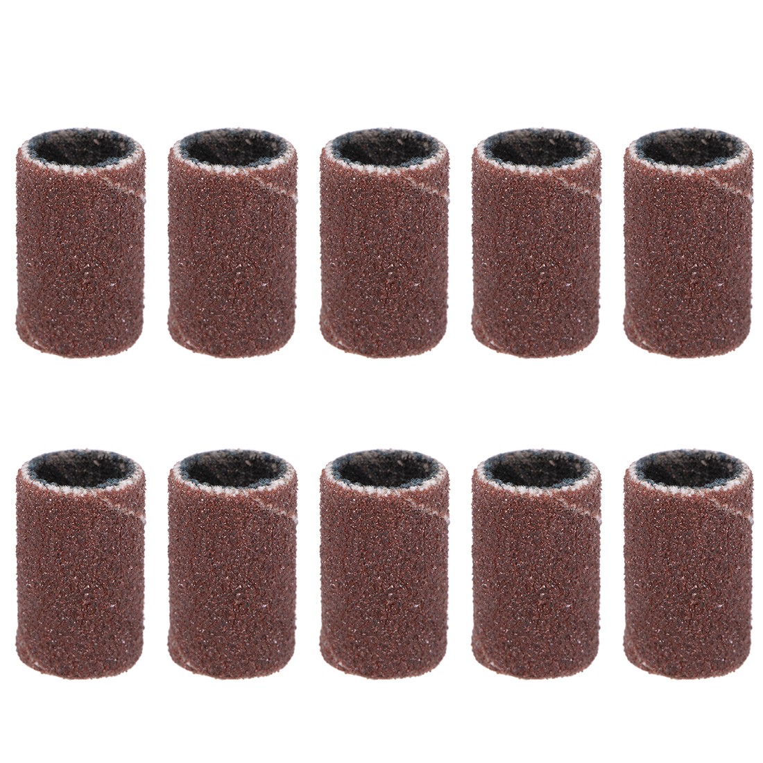 1/4 inchx1/2 inch Sanding Sleeves 180 Grits Sandpapers Band Drum, 10Pcs
