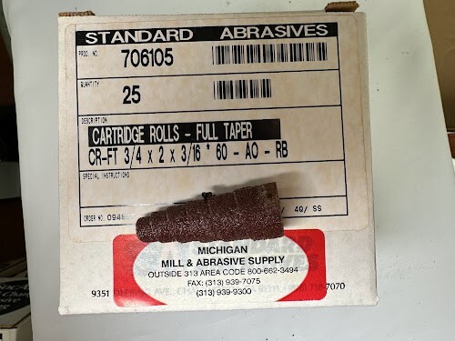 STANDARD ABRASIVE 706105 CR-FT 3/4″X2″X3/16″ 60 GRIT AO-RB BOX OF 25