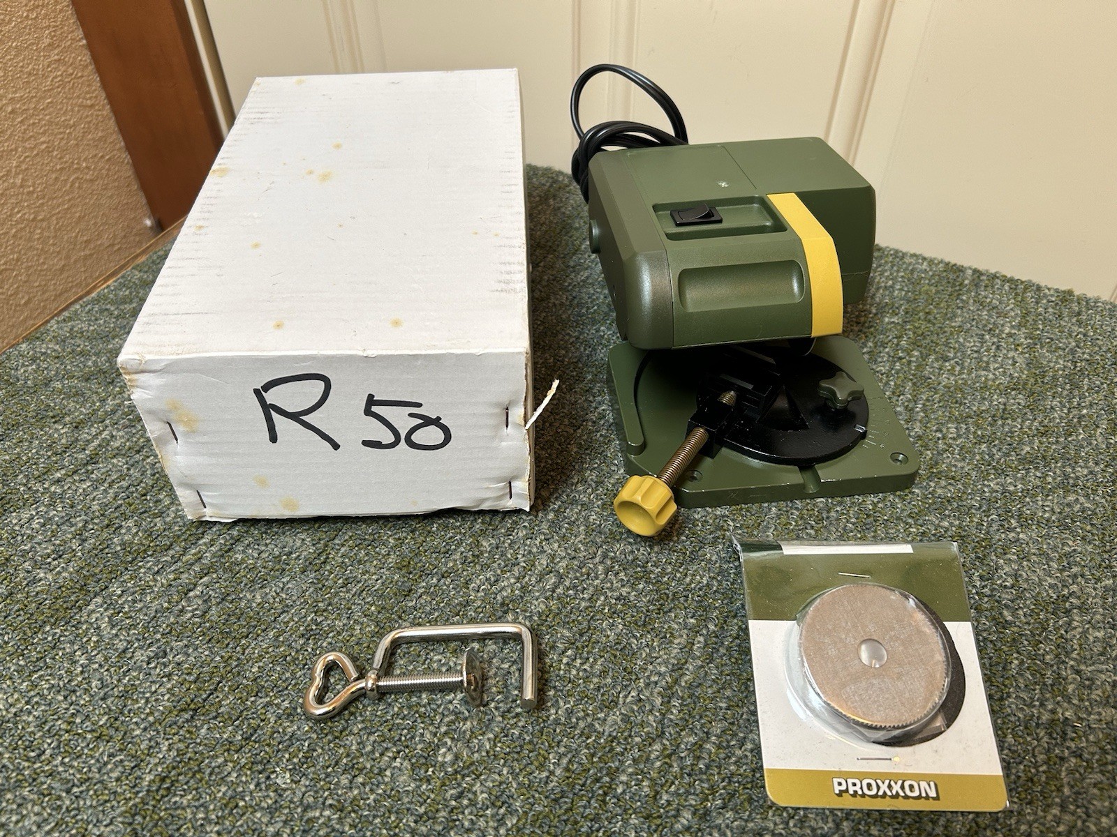 Unused Proxxon Mini Cutting Saw Tabletop Precision Cutter Japan