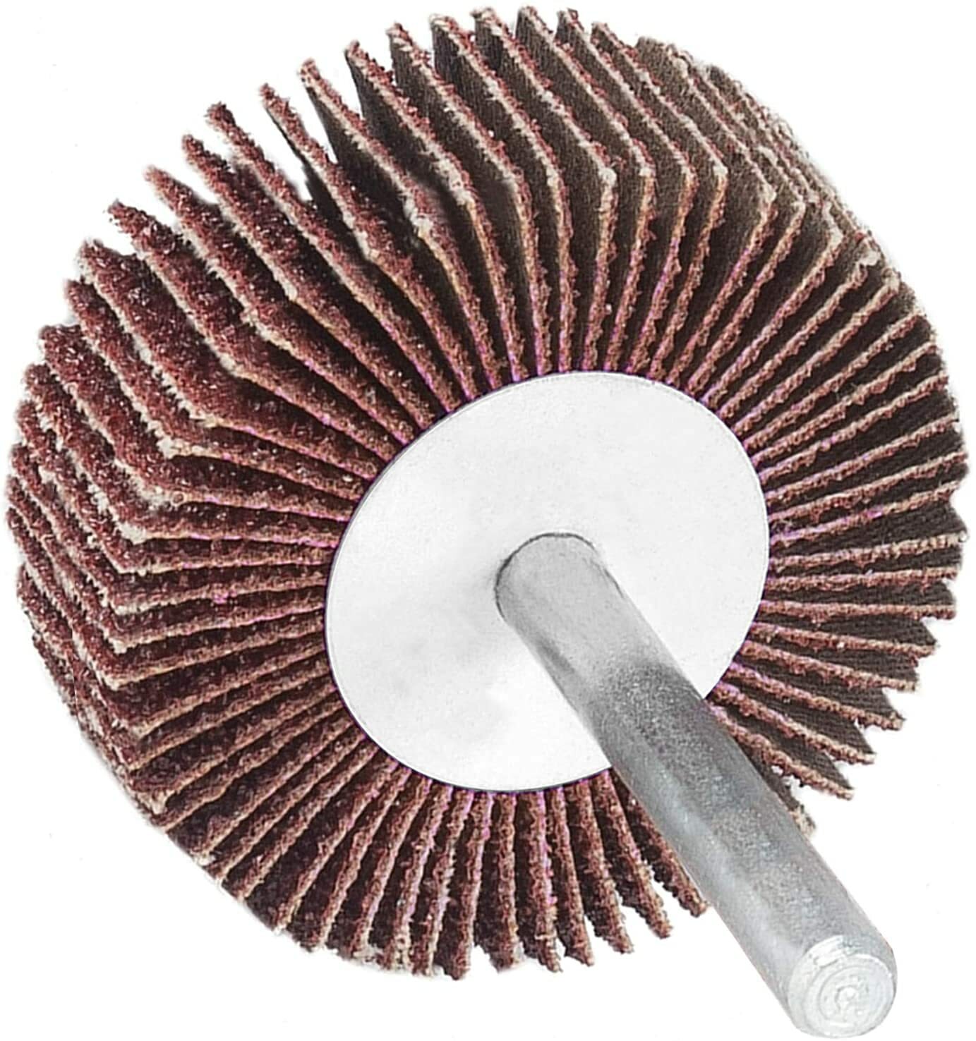 5PCS 2x1x1/4″ Flap Wheel Sander for Drill Flapper Sanding Grinding 40 60 80 Grit