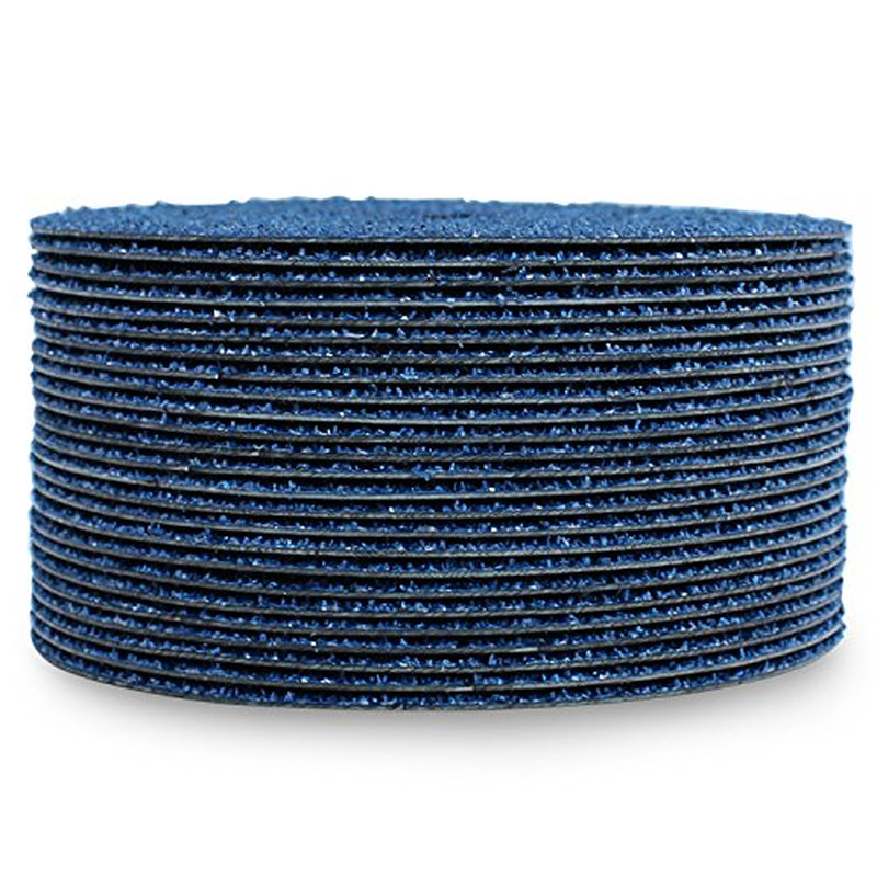 Zirconia Resin Fiber Sanding and Grinding Discs, 4.5” X 7/8”, 36 Grit – 25 Pack