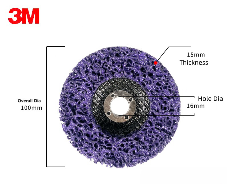 3M Scotch-Brite Clean and Strip XT Pro Disc 4.5Inch – 2PCS