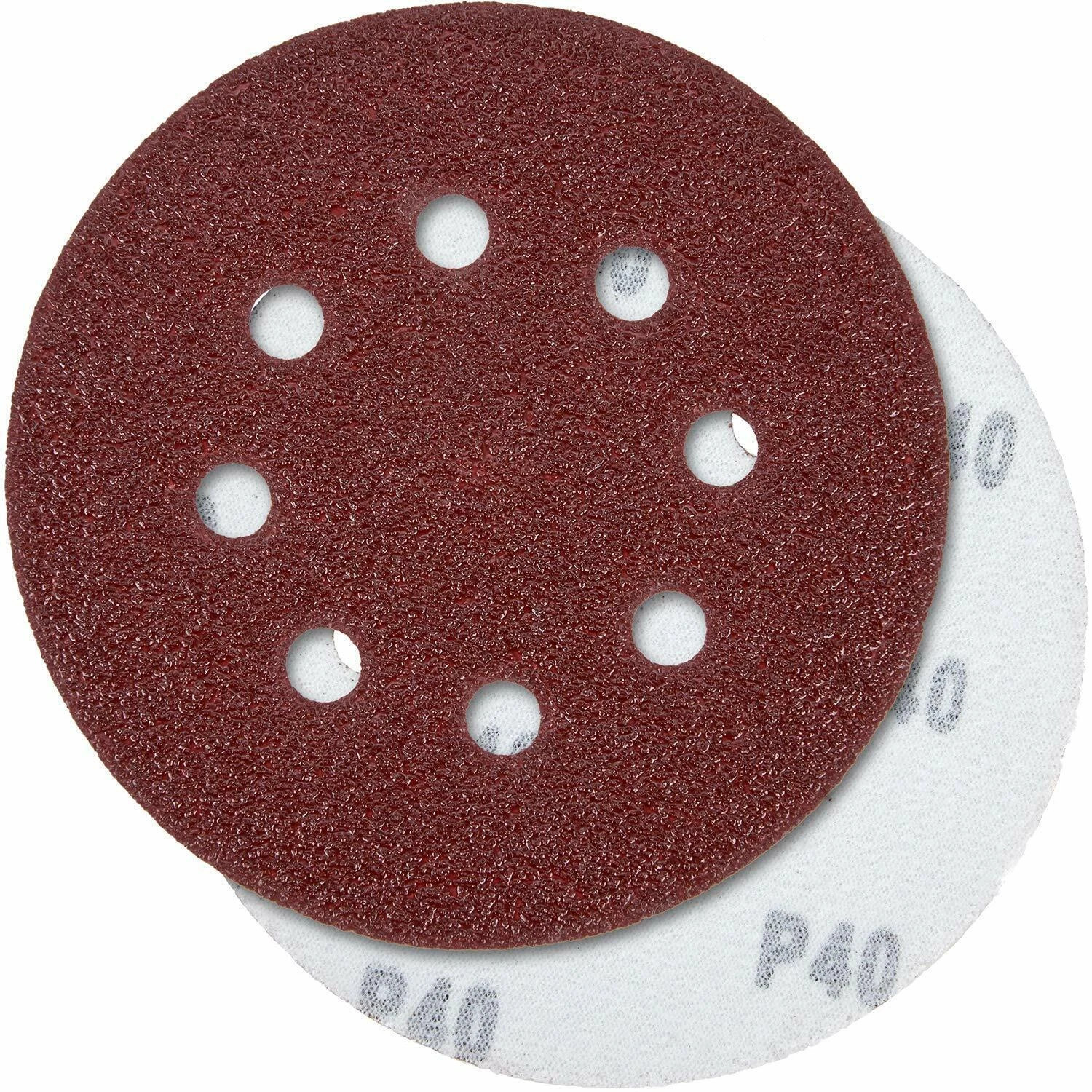 5inch Sanding Discs 40-240 Grit Hook Loop 8-Hole Orbital Sander Paper Sandpaper