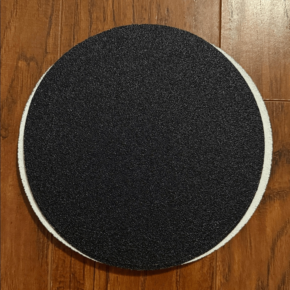 (15) – 8” Flocking Sandpaper Sanding Discs Aluminum Oxide 60 Grit Grits BLACK
