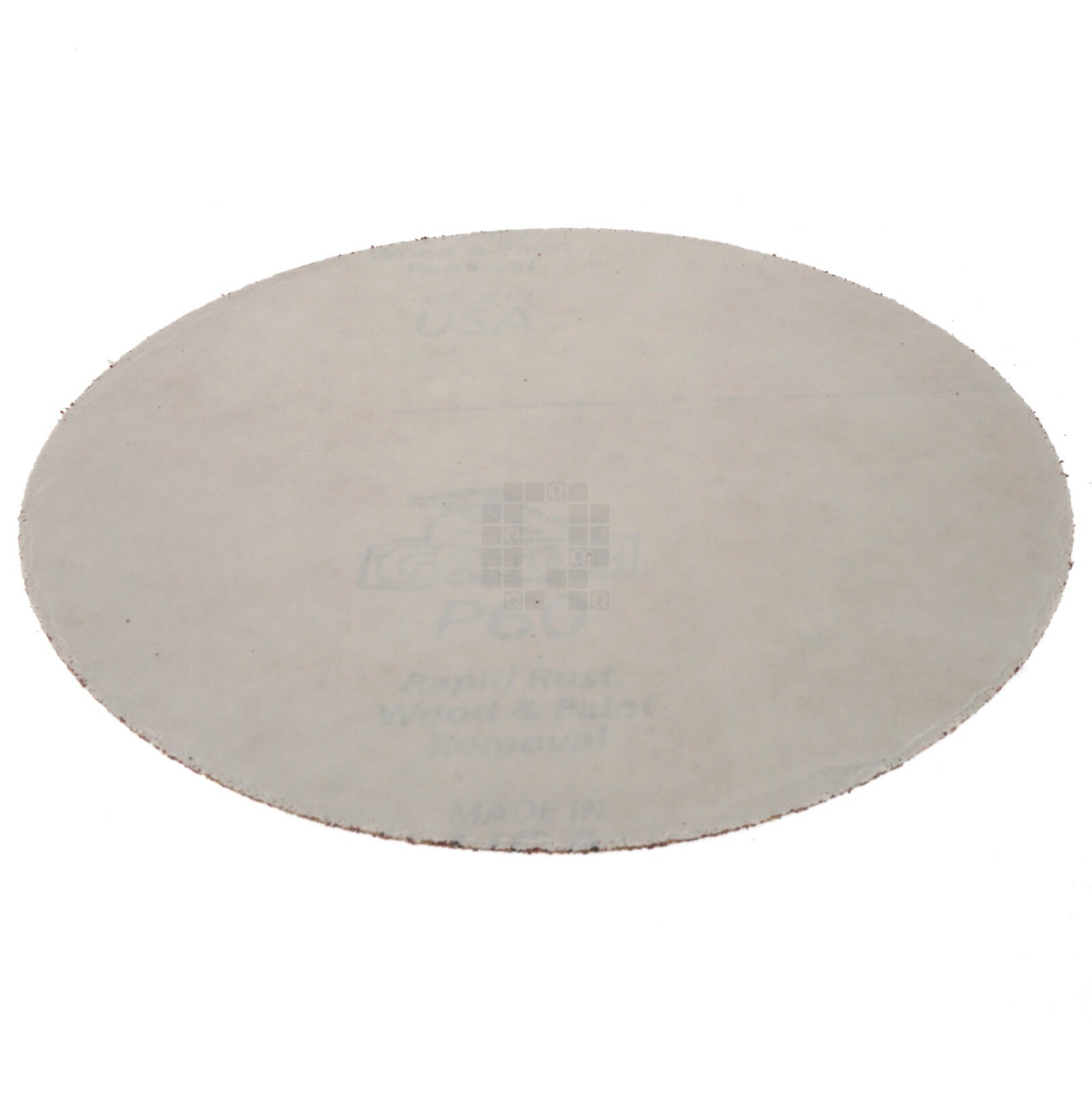 Gator 3002 5″ Drill Mount Stick-On Discs, Medium 60 Grit, No Holes, 4 Pack
