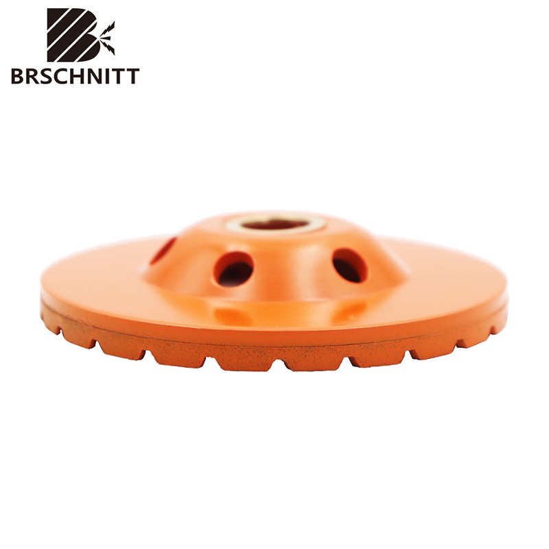 Diamond Cup Grinding Wheel Turbo Row Sanding Disc 4-7 inch for Granite Masonry