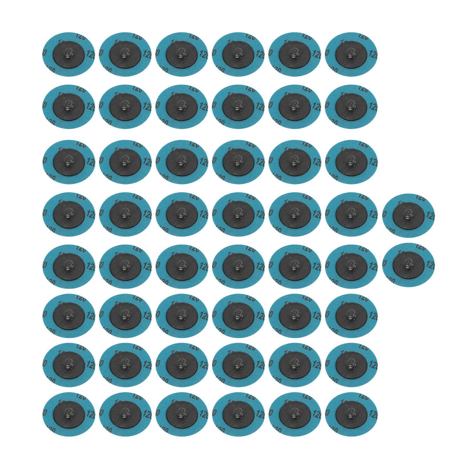 50 Pieces 2-Inch 120-Mesh Rotary Lock Sandpaper Grinder Sanding Grinding Disc