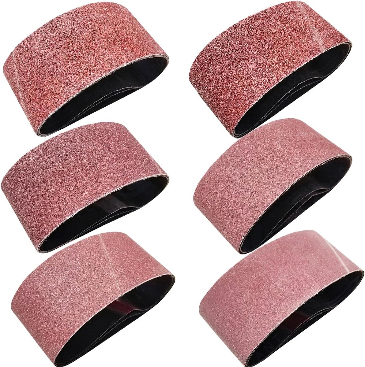18 Pack 2-1/2 x 16 Inch Abrasive Sanding Belts Kit – 60 80 120 150 240 400 Grit