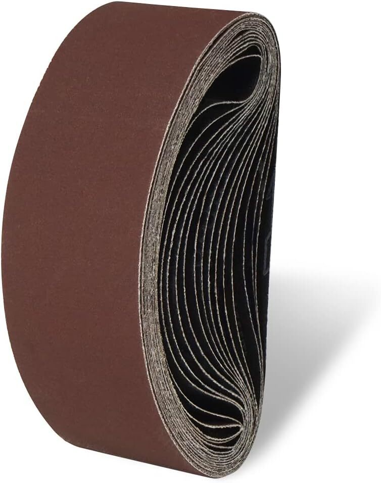 15PCS 4″x36″ 100 x 915mm Sanding Belts P240 Aluminum Oxide for Metal Woodworking