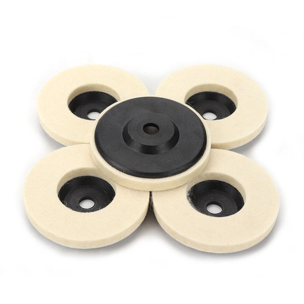 75mm 3 Inch Wool Felt Buffing Grinding Wheel Pad Buffer Polisher Polishing Disc