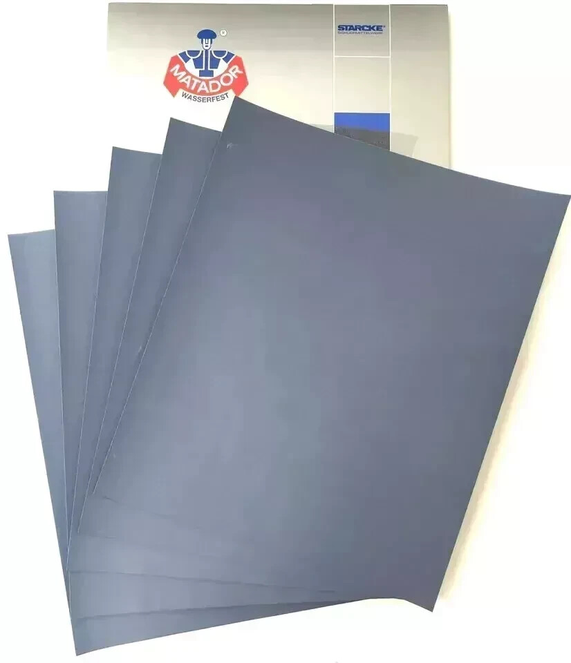 Matador Sanding Sheets Grit 1500 9×11 30 SHEETS Wet/Dry Waterproof Sandpaper”
