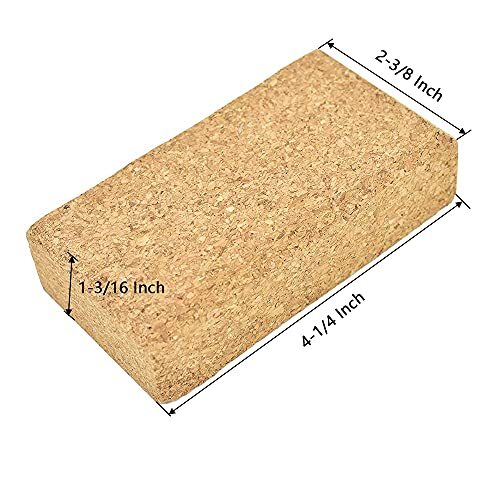 Cork Sanding Blocks 41/4″x 23/8″ X 13/16″ Hand Sanding Tool For Sandpaper